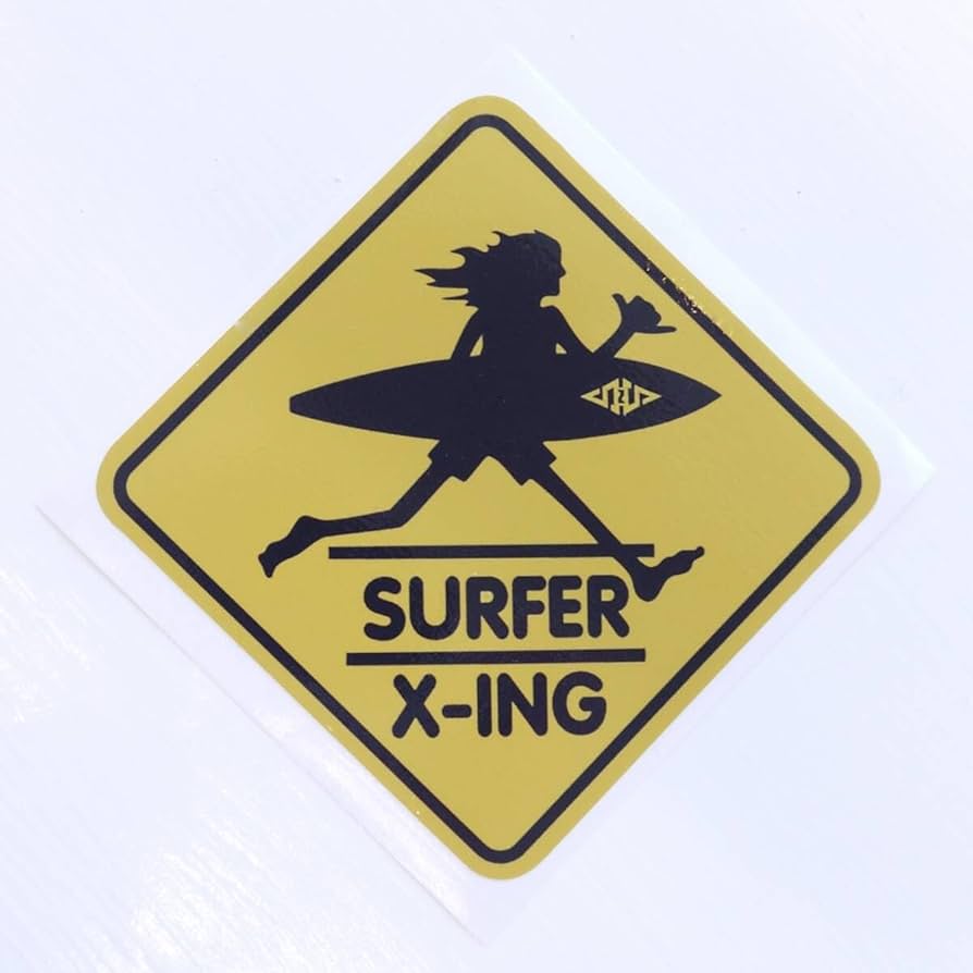 Amazon.co.jp: ハワイ直輸入SURFER X-ING ステッカー＜サーフ